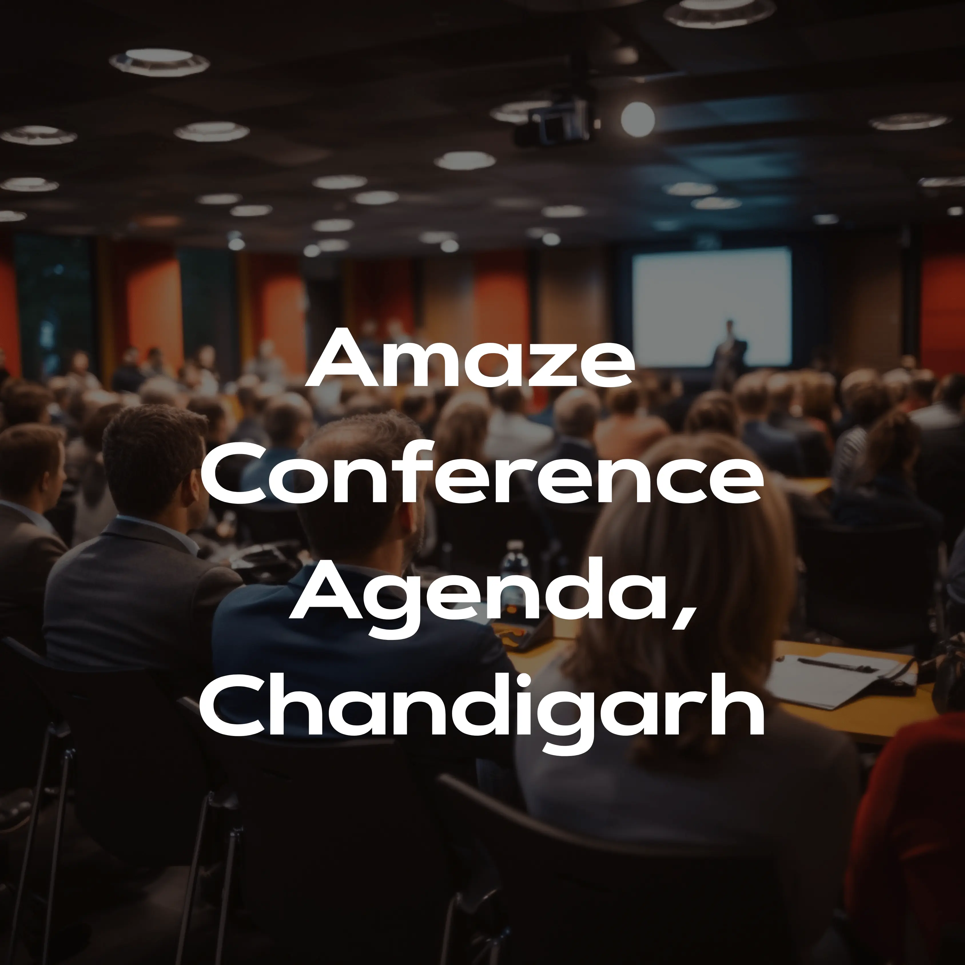 Amaze Conference Agenda