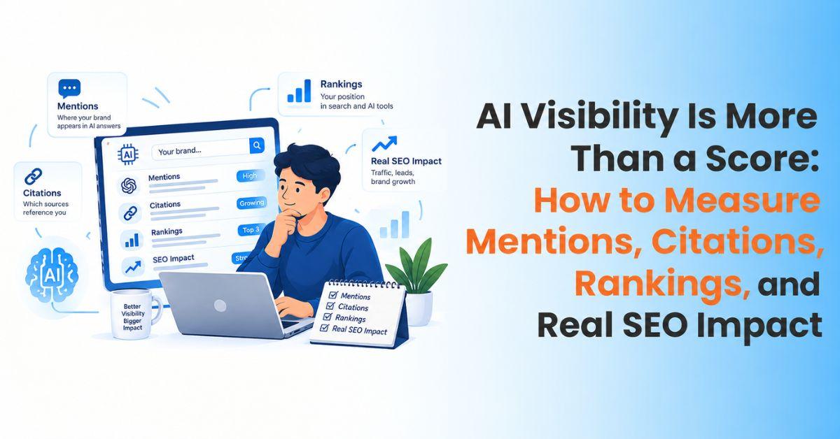 AI Visibility Is More Than a Score: How to Measure Mentions, Citations, Rankings, and Real SEO Impact