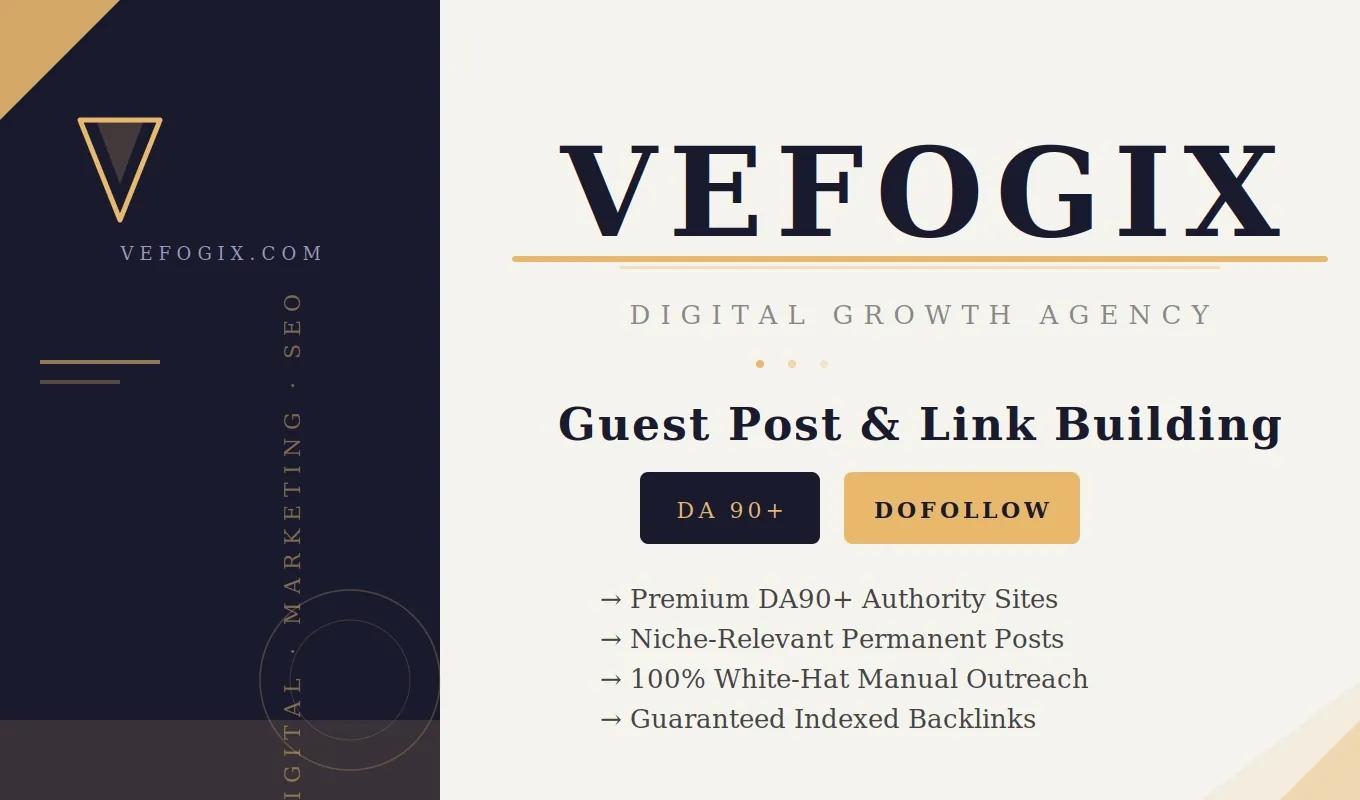 I will do guest post on DA90+ Premium site dofollow backlink