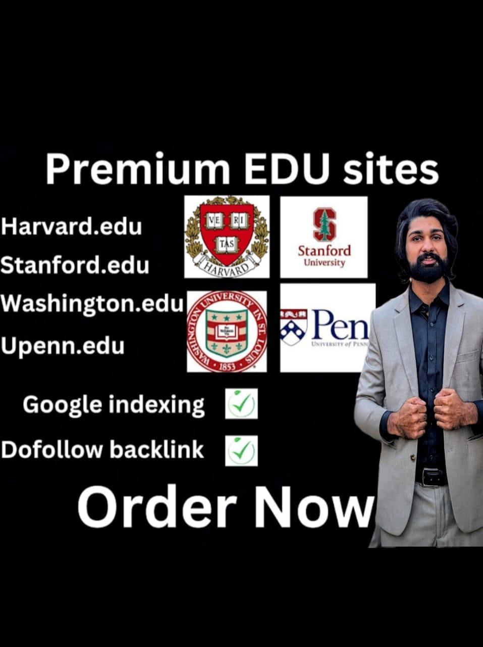 Create premium google indexed Education backlinks