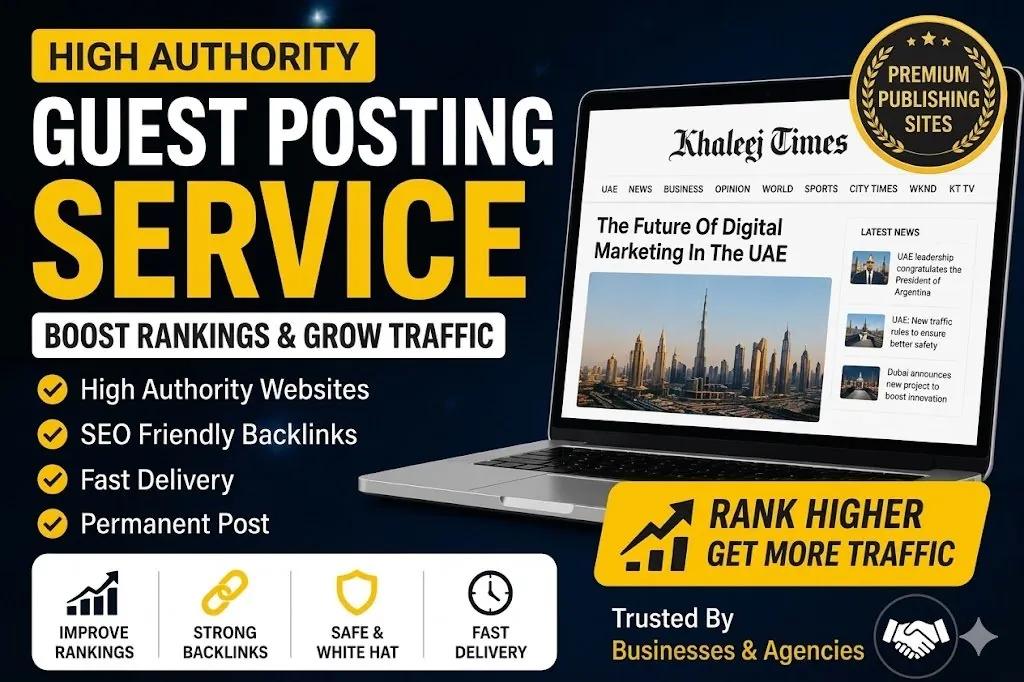 Publish SEO Article on Khaleej Times