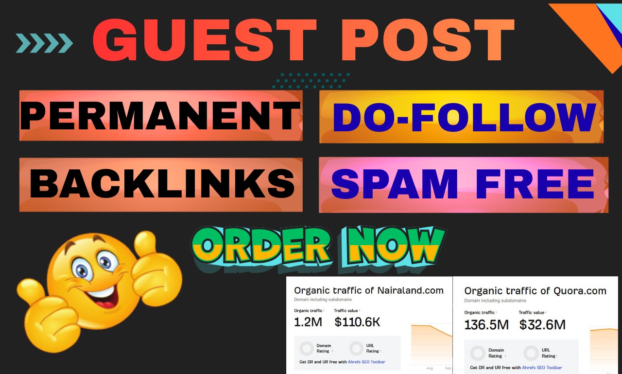 I will write and publish high authority guest posts on da 50, 90 niche websites