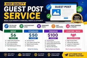 High-Quality Guest Post on Authority Websites | SEO Backlink