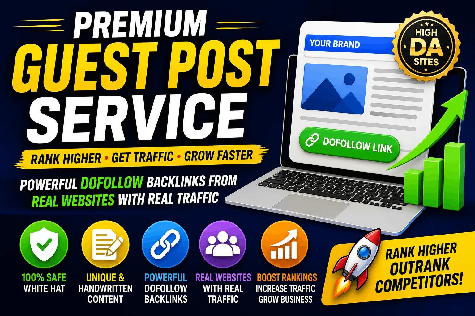 Rank Higher on Google with Premium Guest Post Backlinks