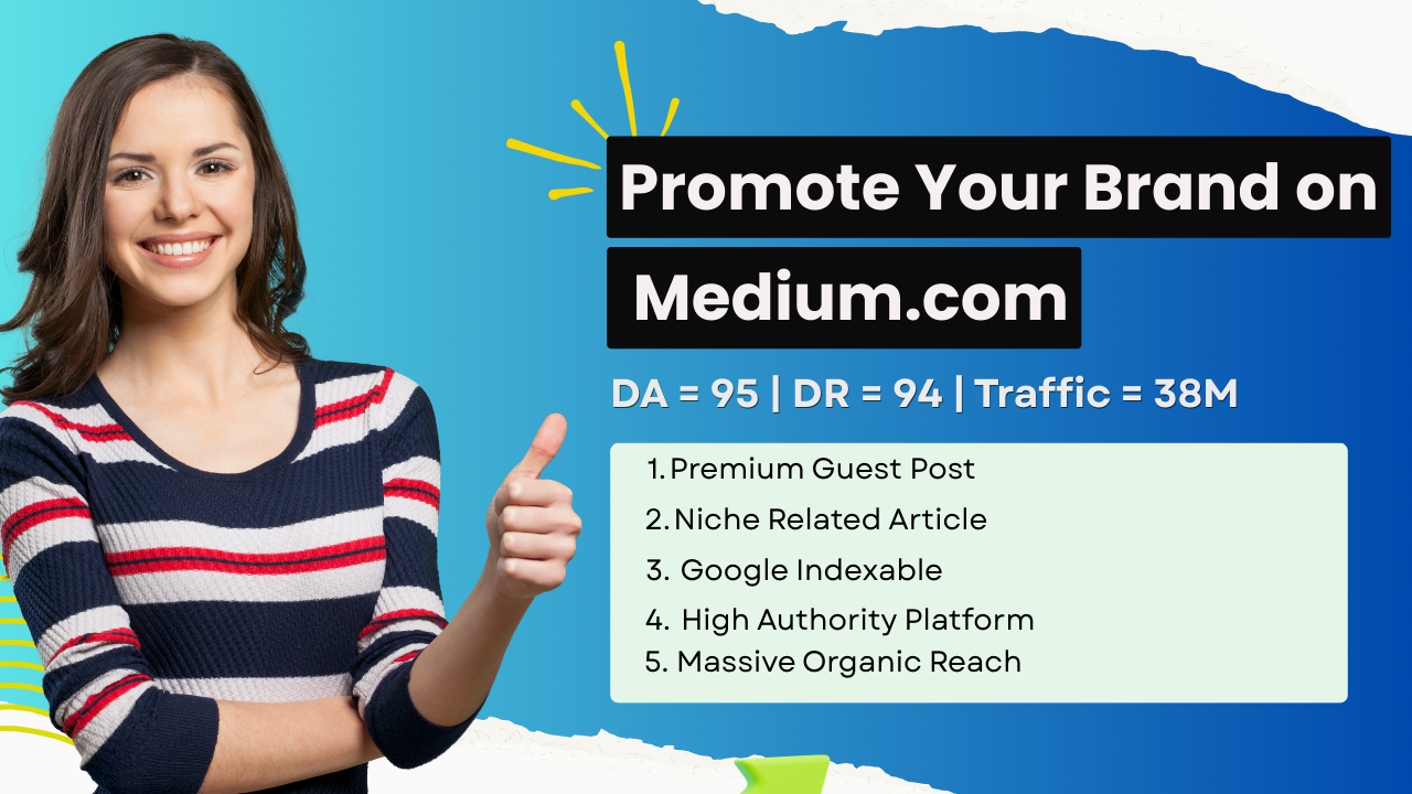 Medium.com Guest Post for SEO & High Authority Backlinks