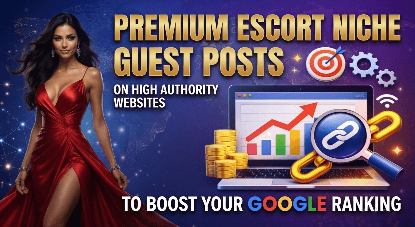 I will publish escort niche guest posts on high authority websites