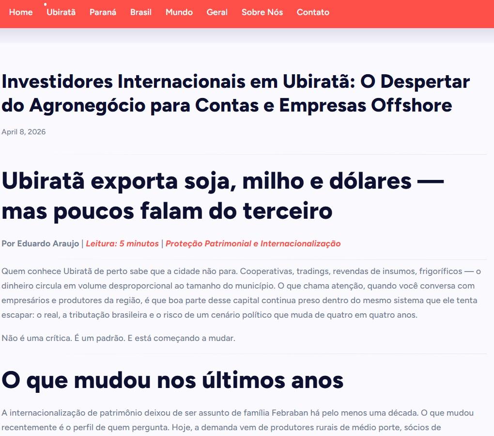 I will publish your guest article on my website.