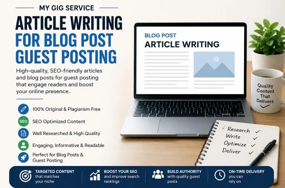 I will write SEO optimized blog posts and website content