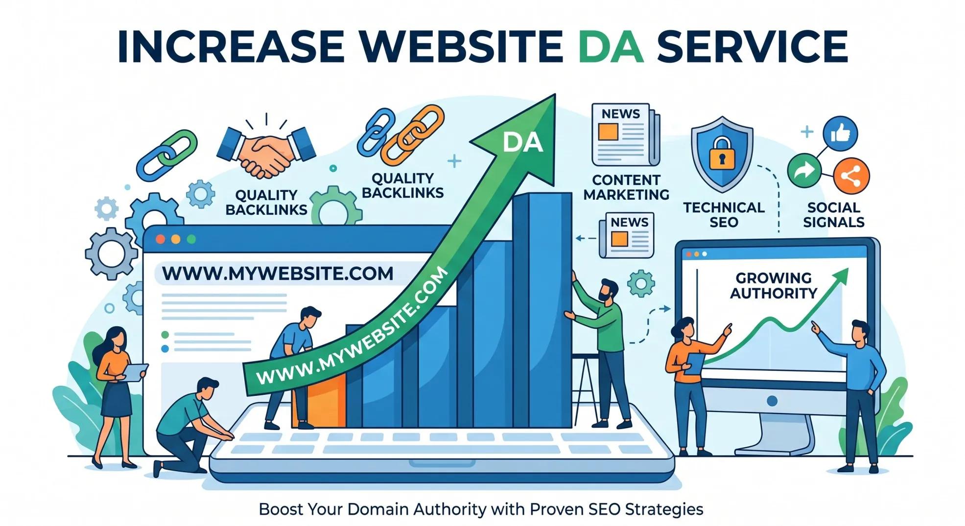 Increase Domain Authority (DA) Growth Solution