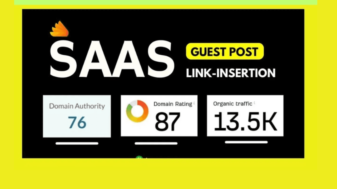 I Will Do High Authority Seo Backlinks On Saas Sites