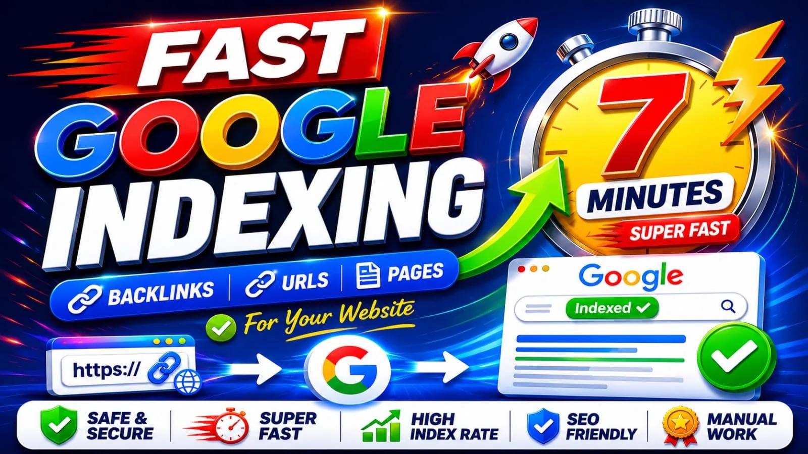 I will do fast google backlink indexing for your website.