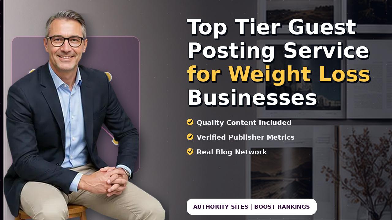 Top Tier Guest Posting Service for Weight Loss Businesses