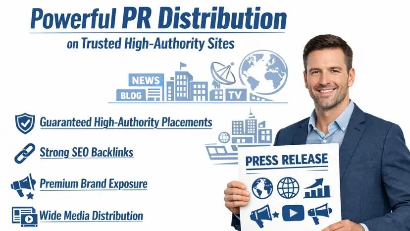 Press Release Distribution to 500+ Top News & PR Sites