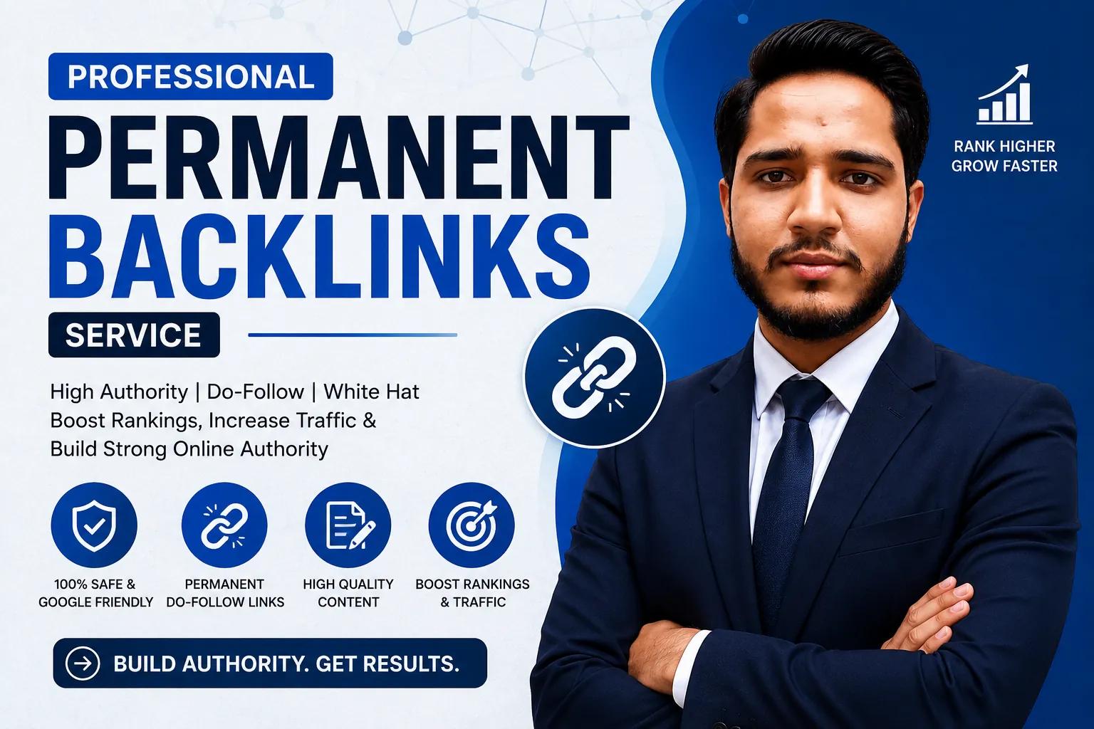I will create permanent backlinks on high authority websites