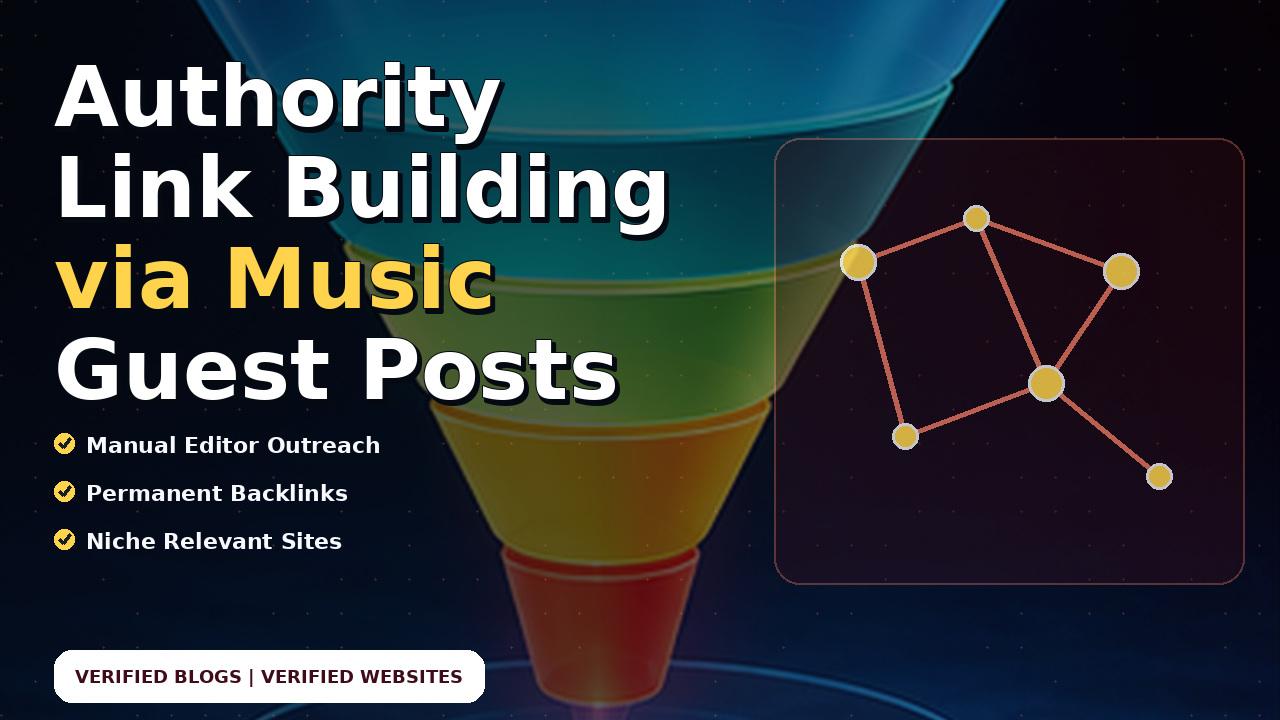 Authority Link Building via Music Guest Posts