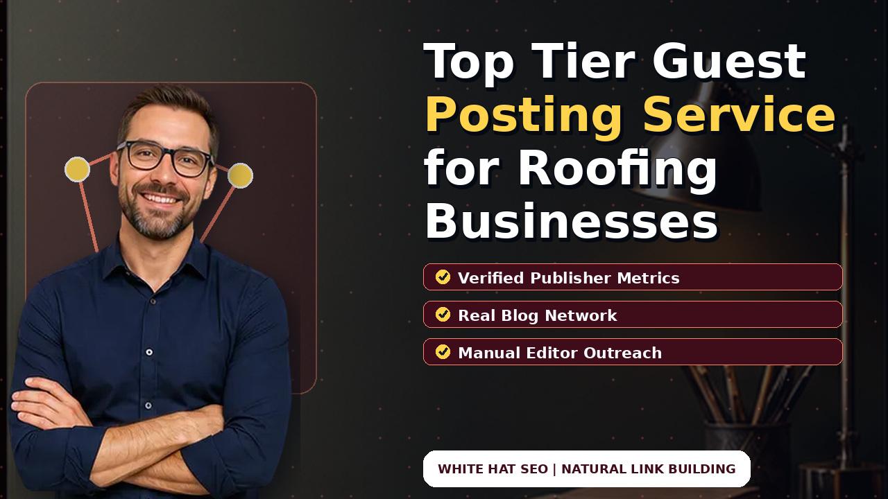 Top Tier Guest Posting Service for Roofing Businesses