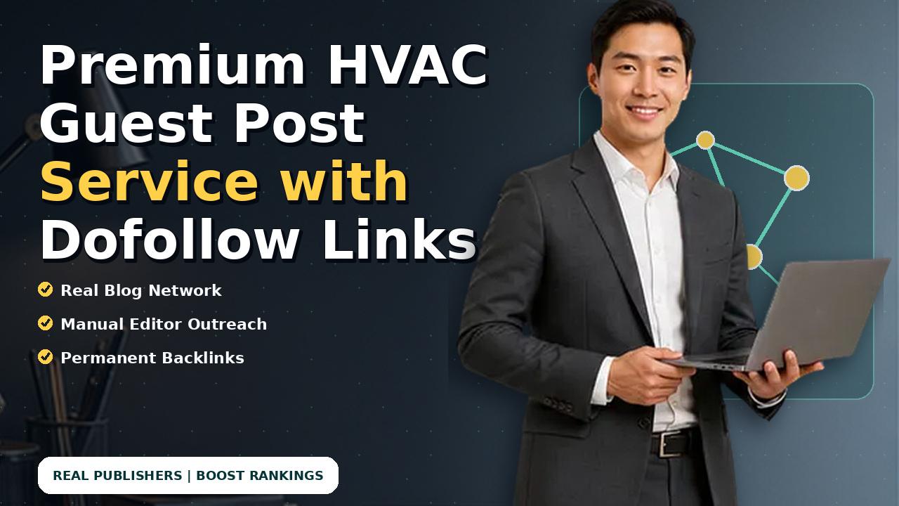 Premium HVAC Guest Post Service with Dofollow Links