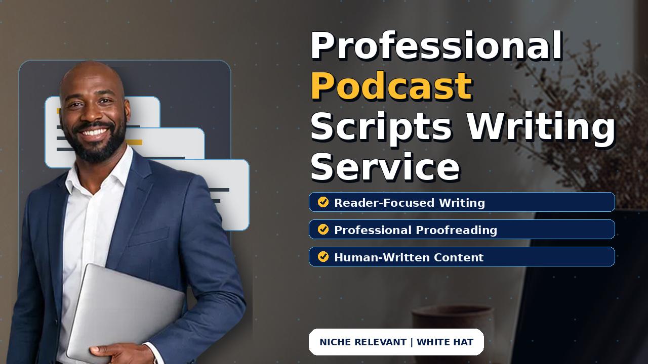 Professional Podcast Scripts Writing Service