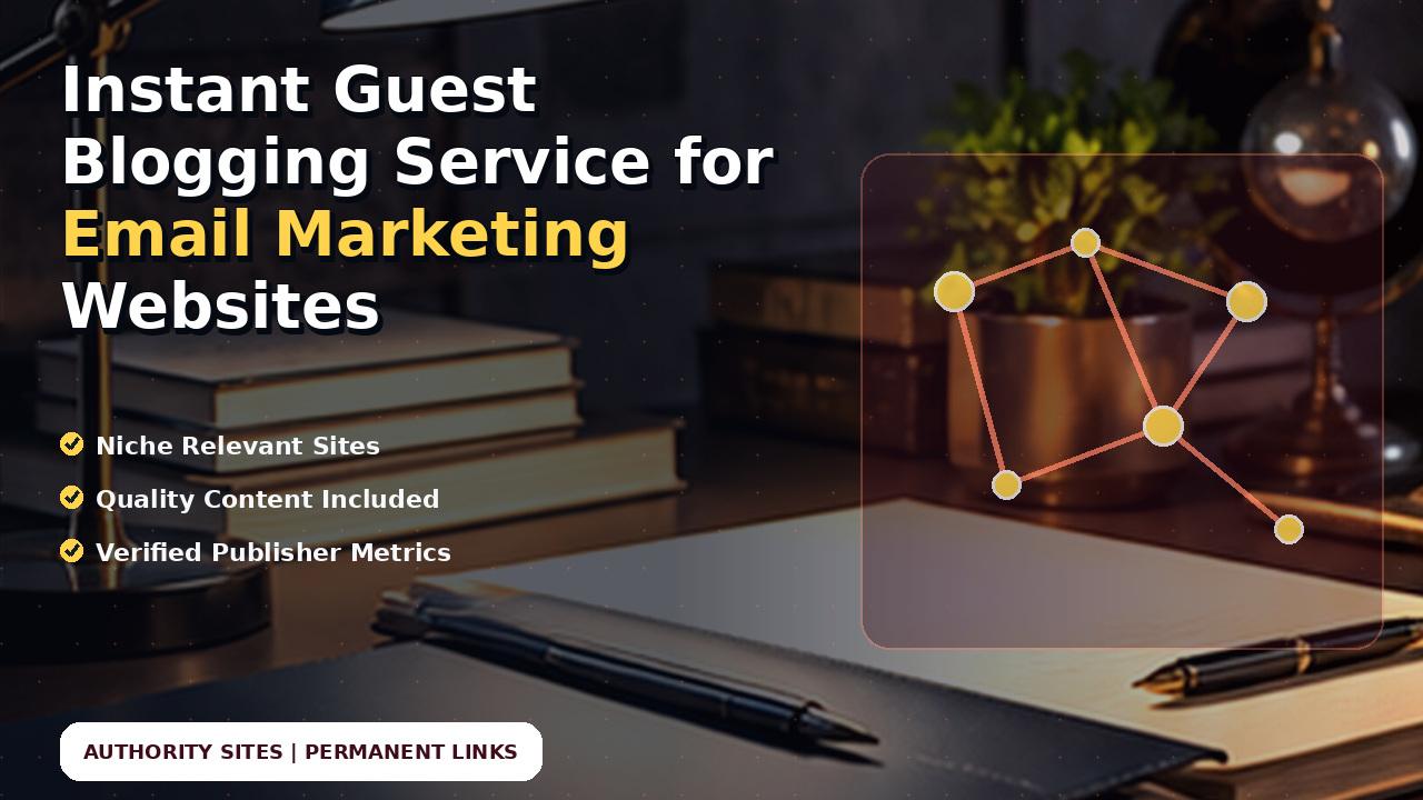 Instant Guest Blogging Service for Email Marketing Websites
