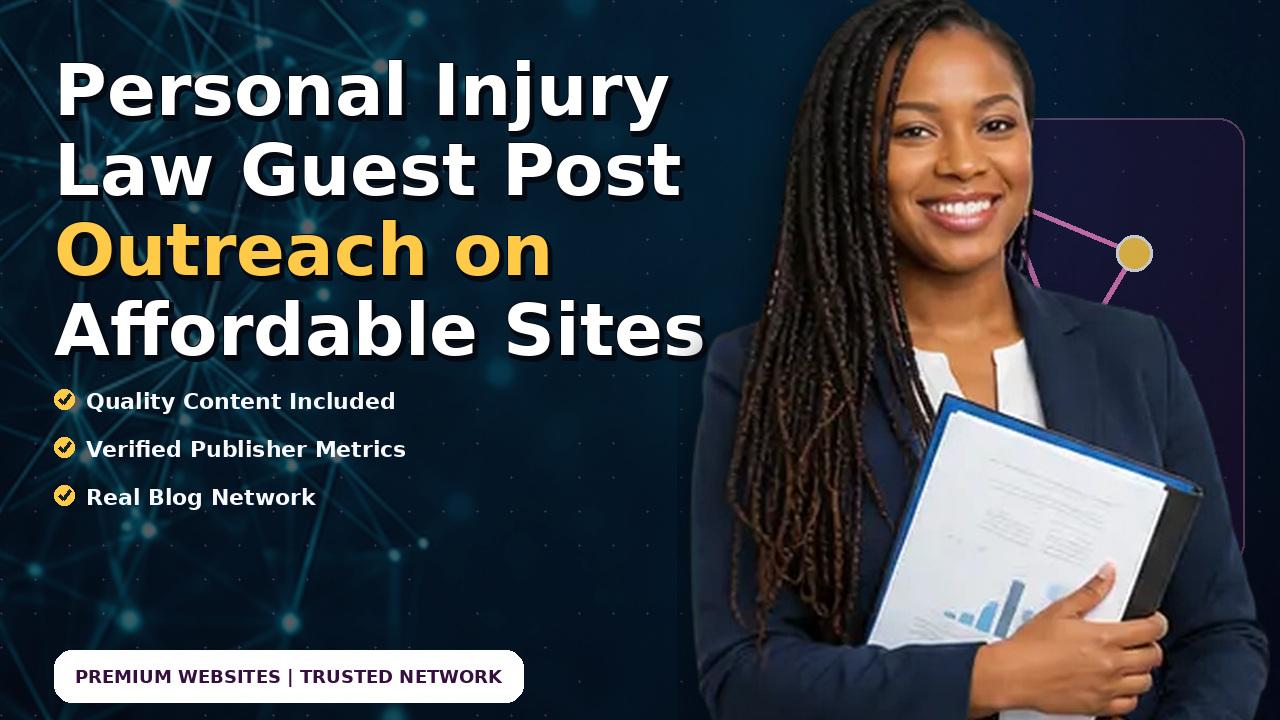 Personal Injury Law Guest Post Outreach on Affordable Sites