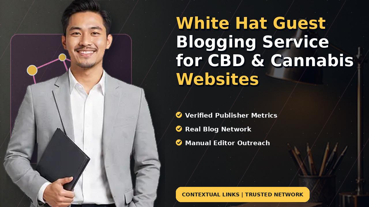 White Hat Guest Blogging Service for CBD & Cannabis Websites
