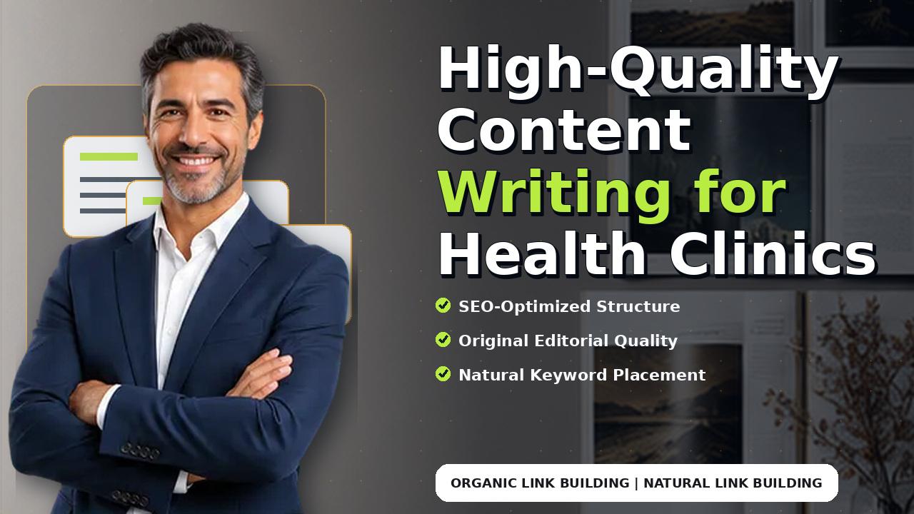 High-Quality Content Writing for Health Clinics