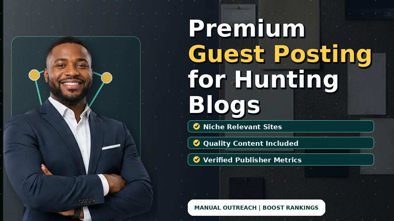 Premium Guest Posting for Hunting Blogs