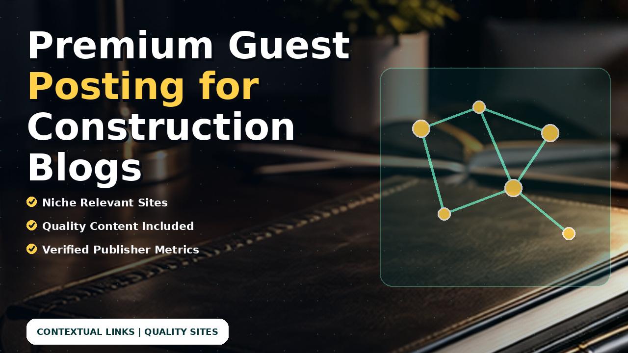 Premium Guest Posting for Construction Blogs