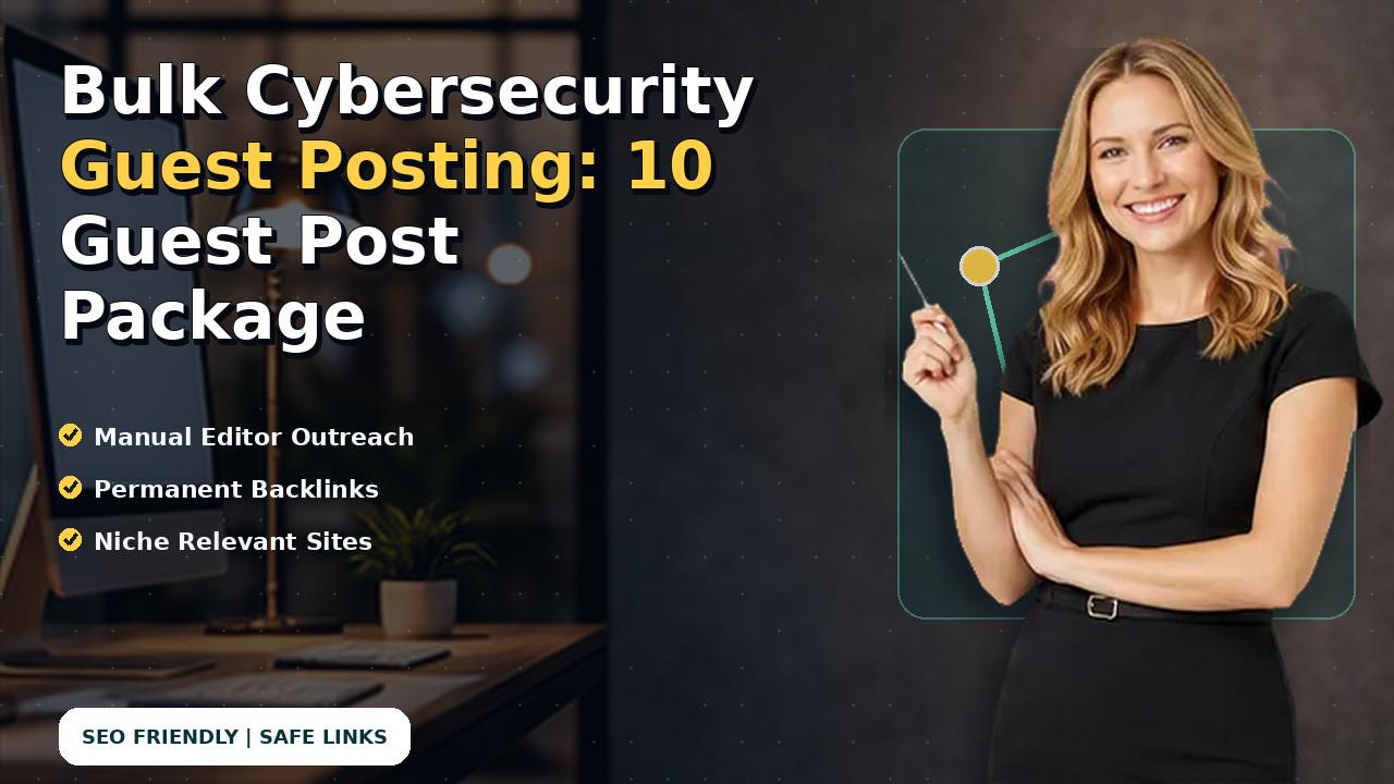 Bulk Cybersecurity Guest Posting: 10 Guest Post Package