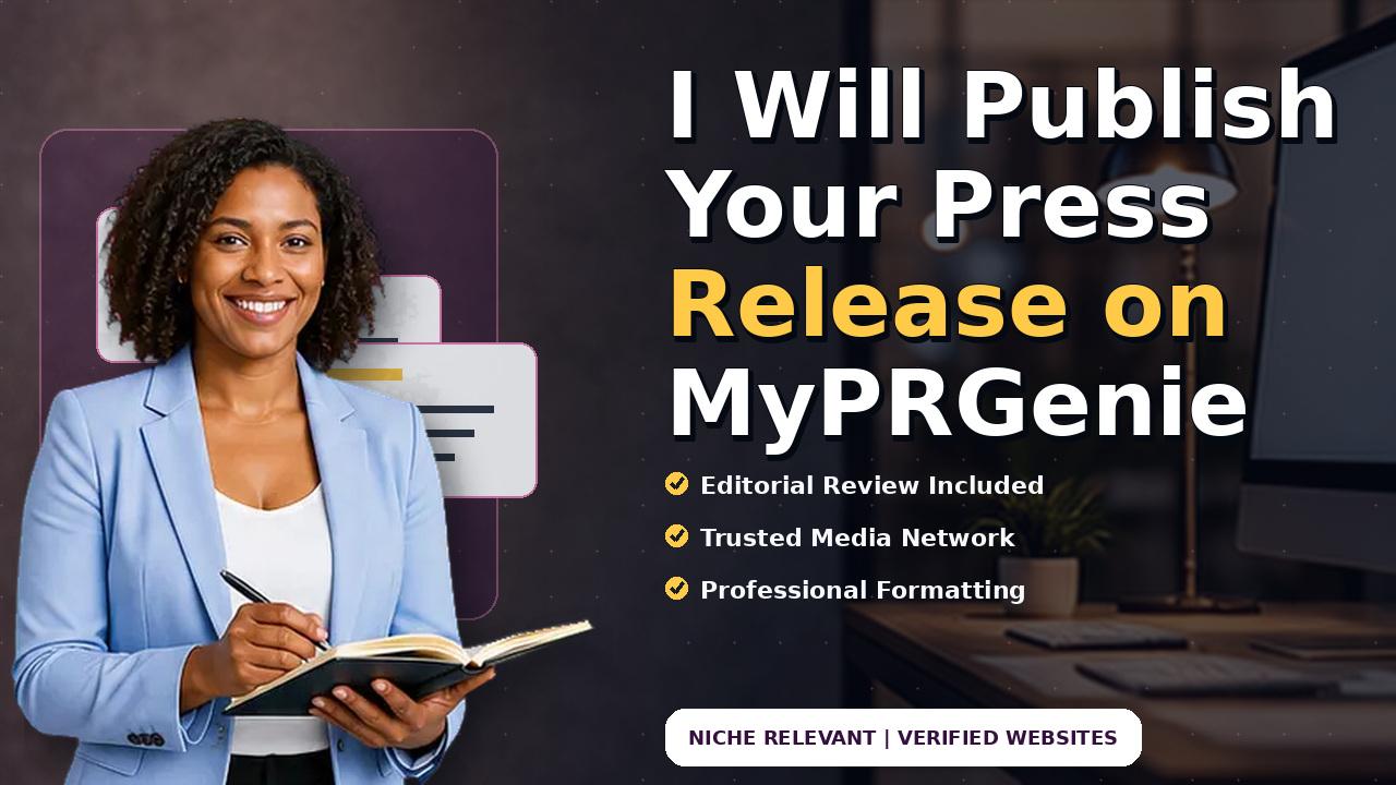 I Will Publish Your Press Release on MyPRGenie