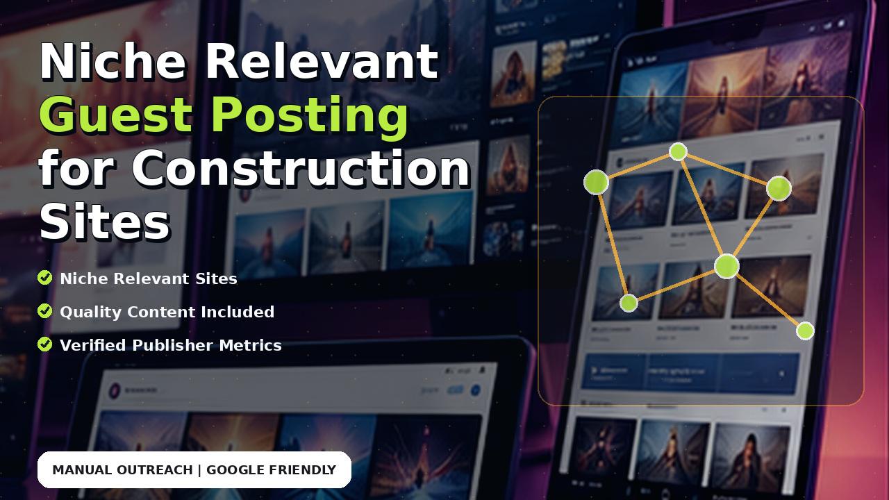 Niche Relevant Guest Posting for Construction Sites