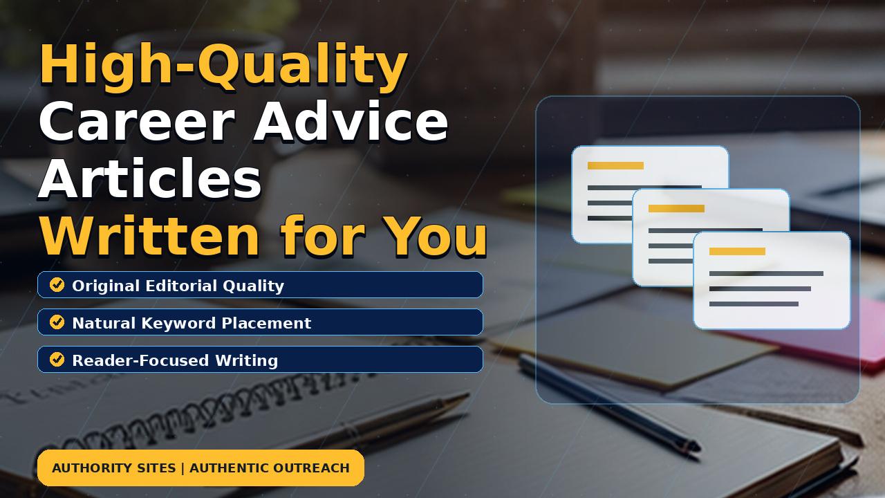 High-Quality Career Advice Articles Written for You