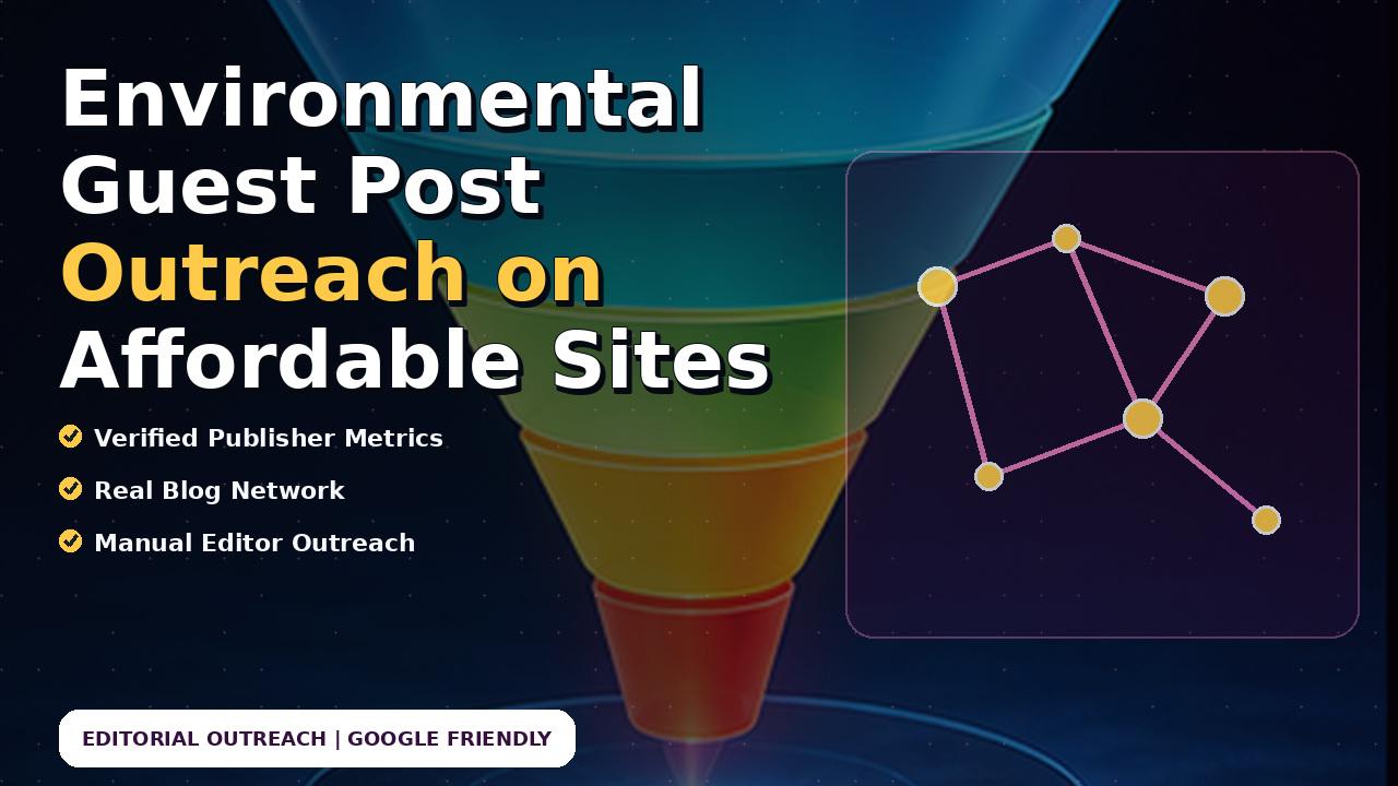 Environmental Guest Post Outreach on Affordable Sites