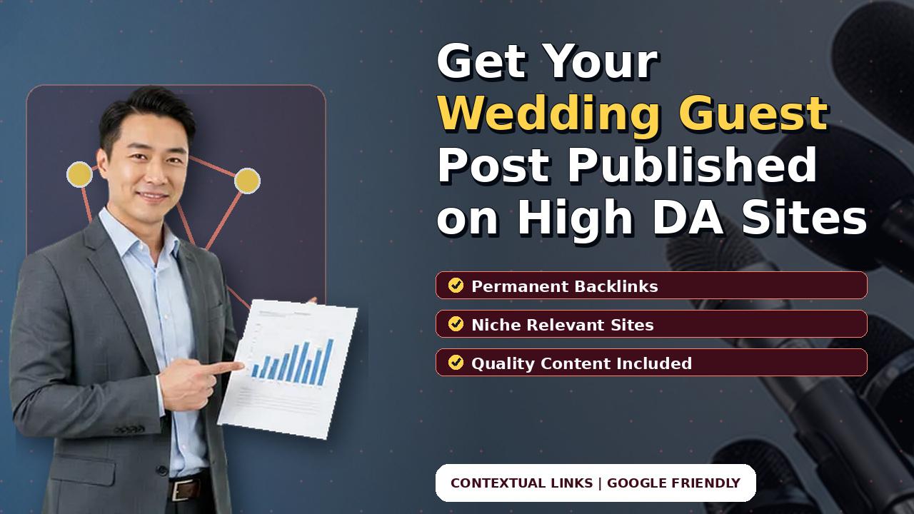 Get Your Wedding Guest Post Published on High DA Sites