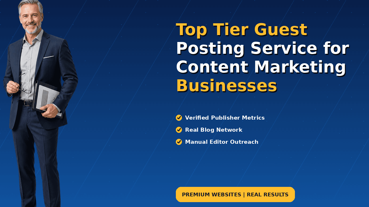 Top Tier Guest Posting Service for Content Marketing Businesses