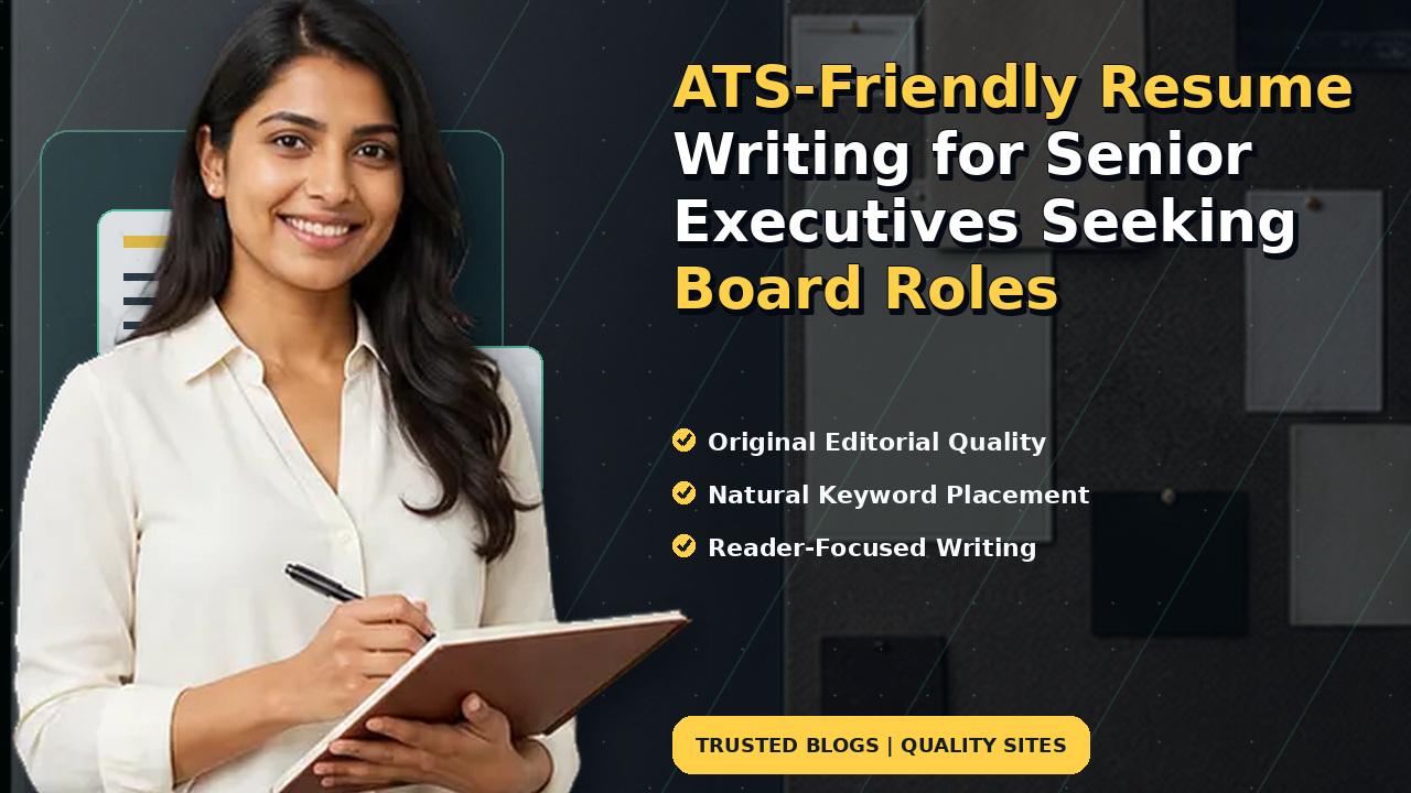 ATS-Friendly Resume Writing for Senior Executives Seeking Board Roles