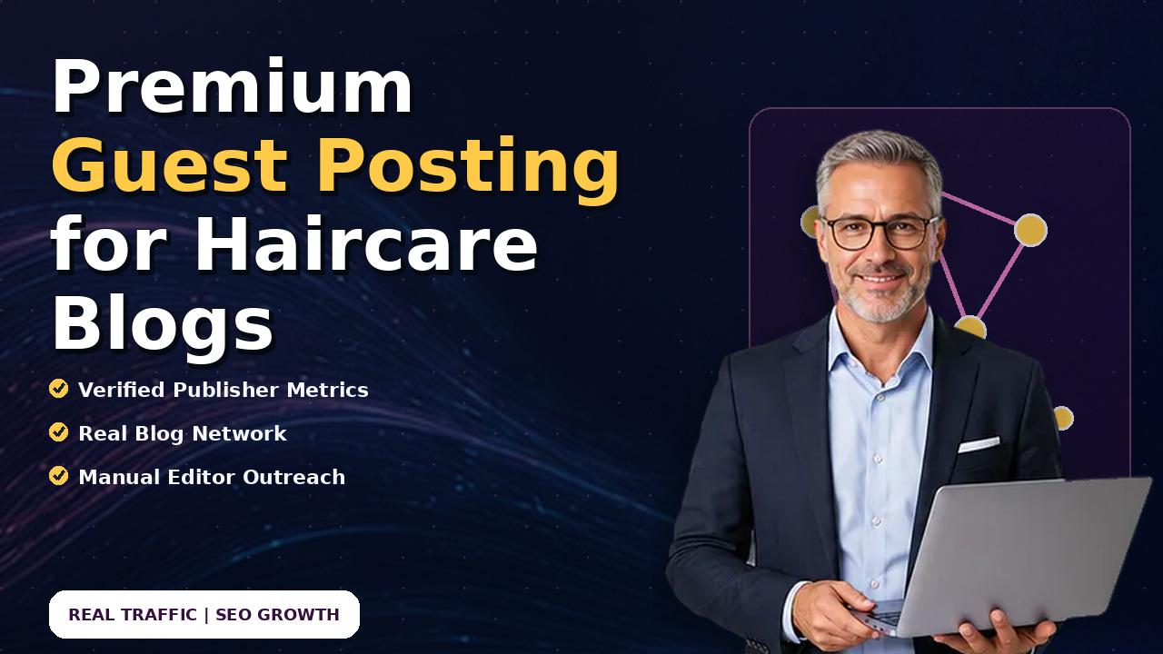 Premium Guest Posting for Haircare Blogs