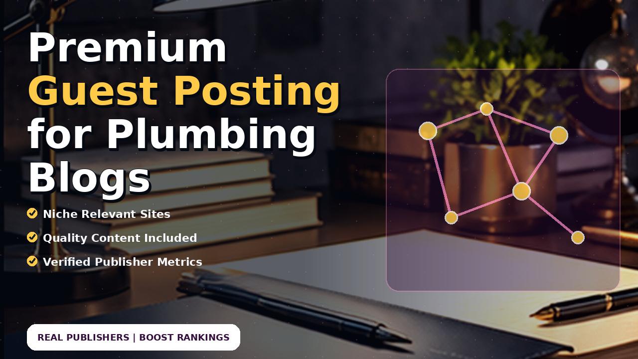 Premium Guest Posting for Plumbing Blogs