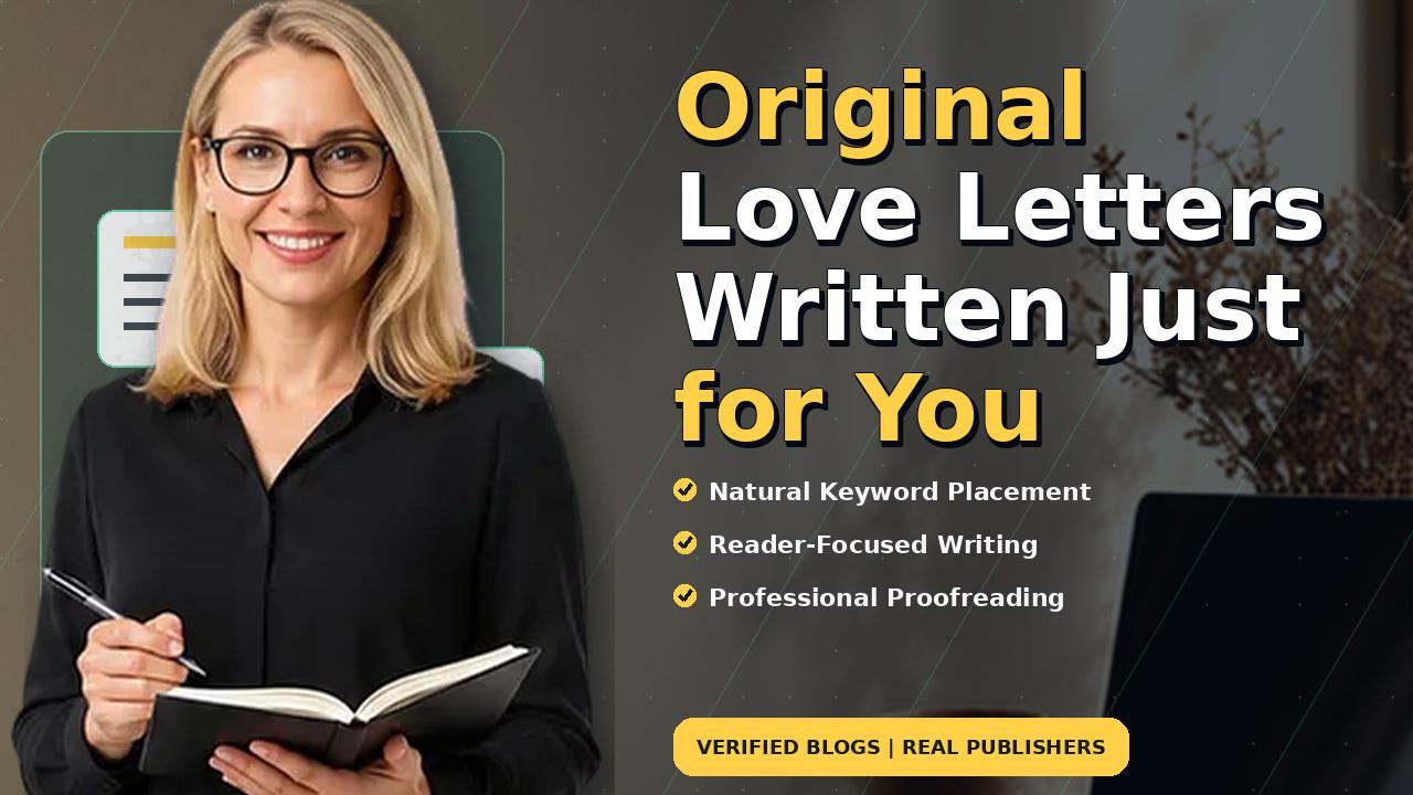 Original Love Letters Written Just for You