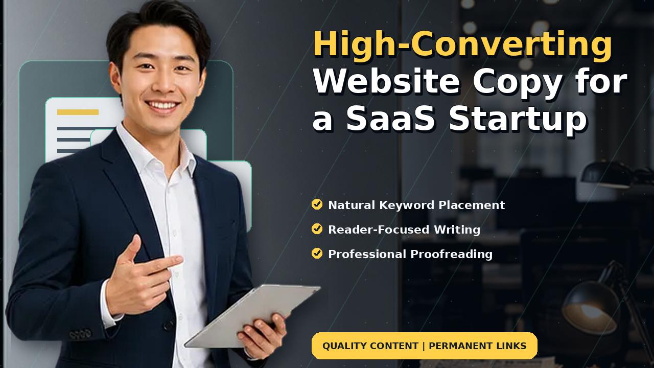 High-Converting Website Copy for a SaaS Startup