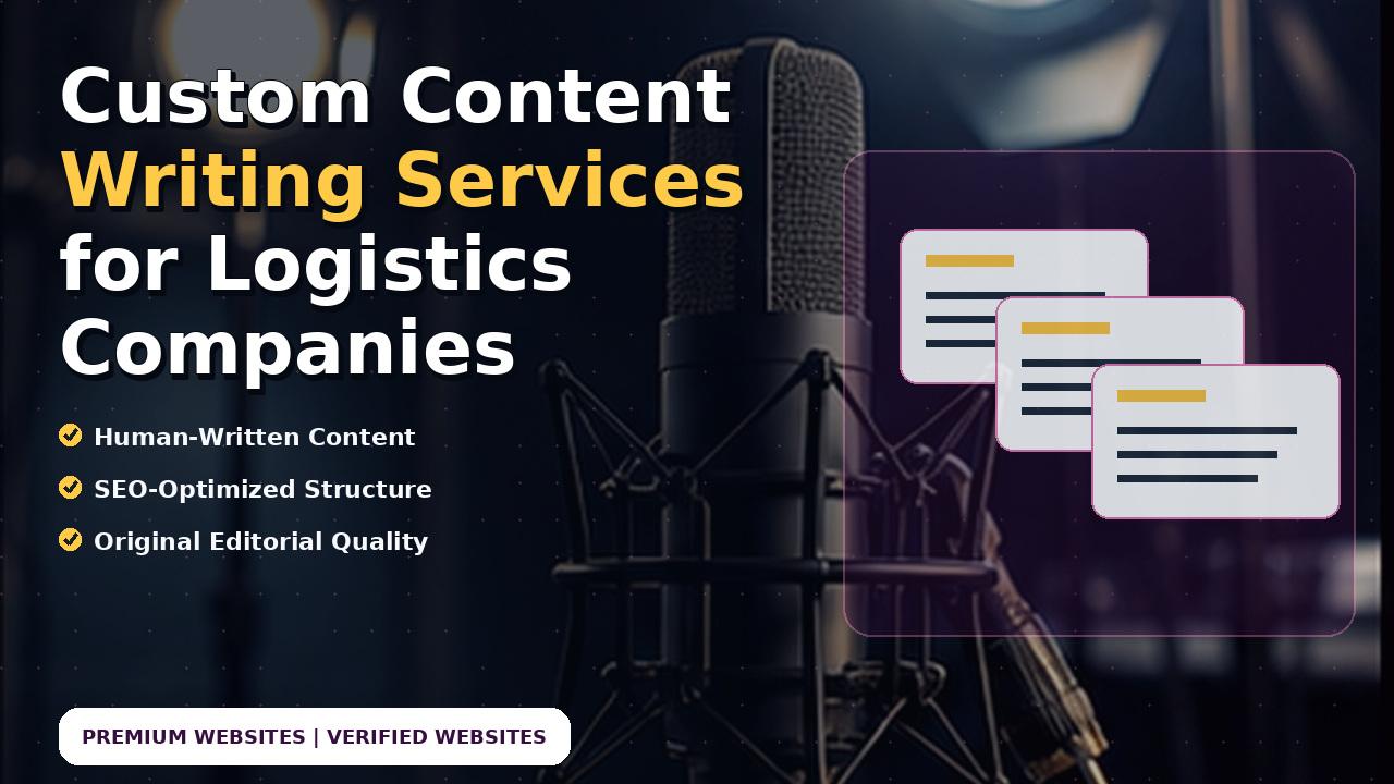 Custom Content Writing Services for Logistics Companies