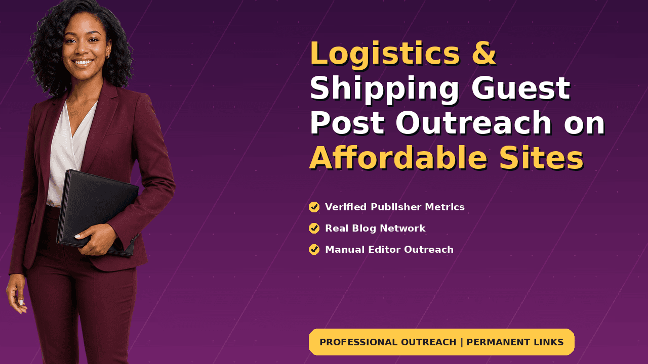 Logistics & Shipping Guest Post Outreach on Affordable Sites