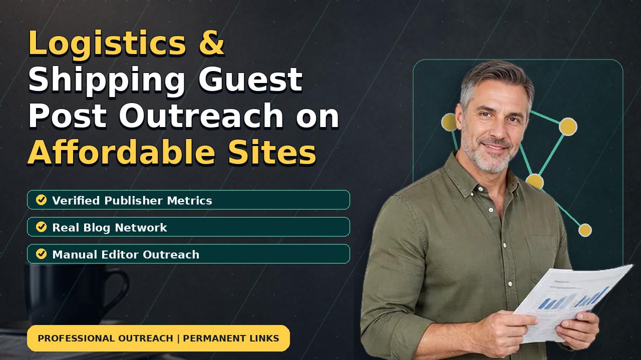 Logistics & Shipping Guest Post Outreach on Affordable Sites