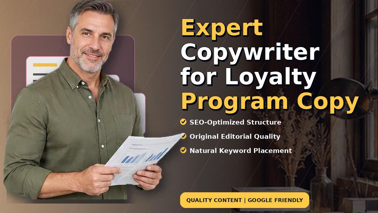 Expert Copywriter for Loyalty Program Copy