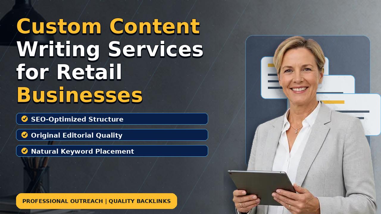 Custom Content Writing Services for Retail Businesses
