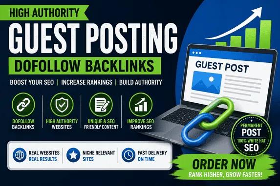 I will provide high-quality backlinks with Do-follow links.