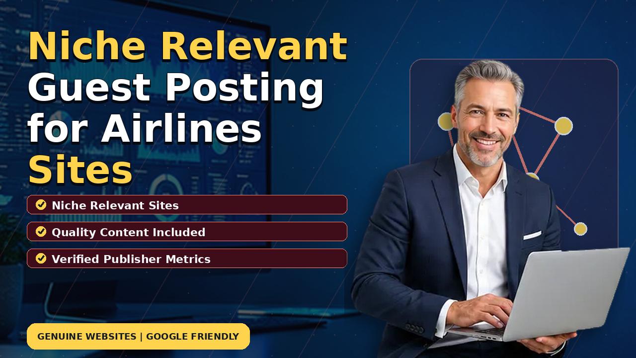 Niche Relevant Guest Posting for Airlines Sites