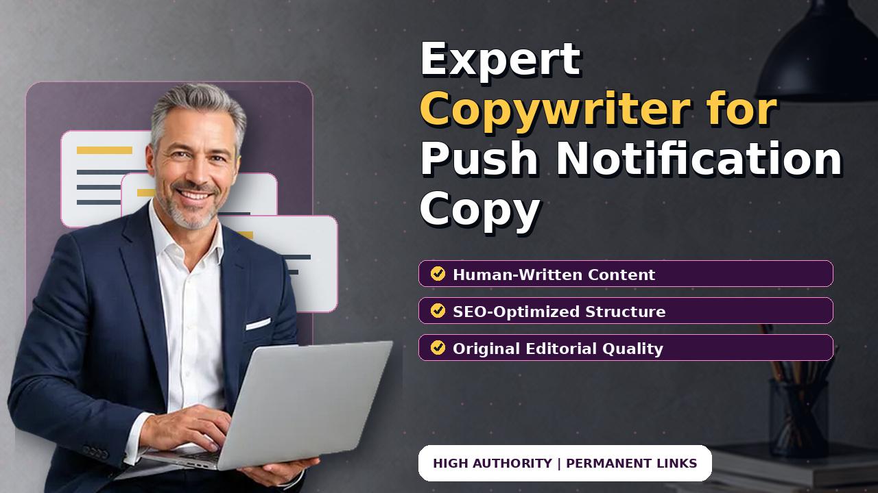 Expert Copywriter for Push Notification Copy