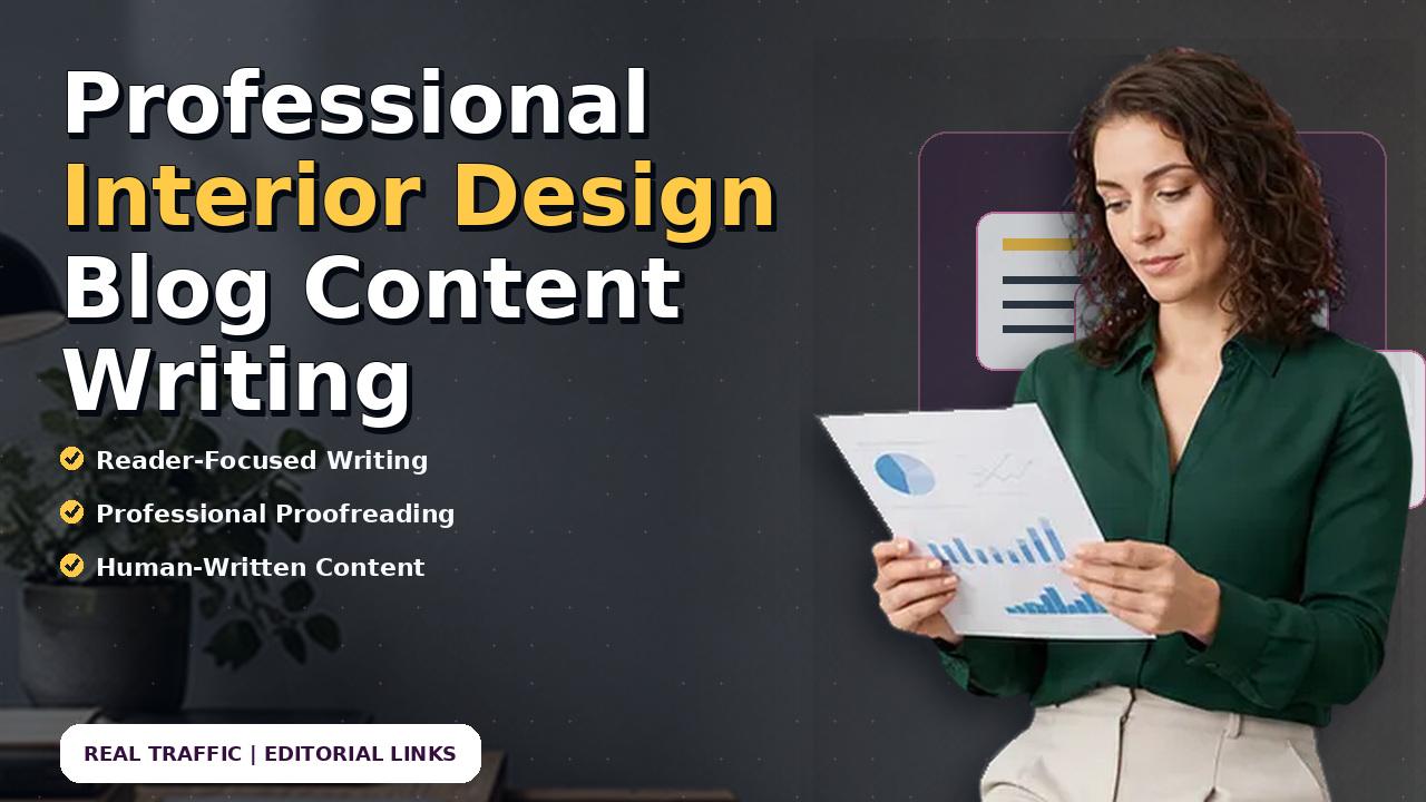 Professional Interior Design Blog Content Writing