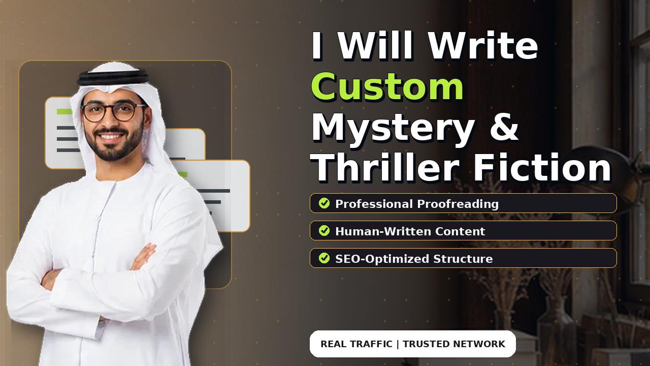 I Will Write Custom Mystery & Thriller Fiction